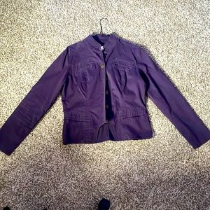 Purple winter jacket